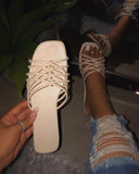 Niulatu Women Sandals Fashion Outdoor Female Slides Large Size Simple Design Light and Comfortable Ladies Summer Shoes Sandalias Mujer DJSE