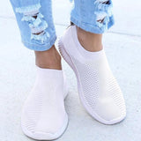 Niulatu Women Flat Slip on White Shoes Woman Lightweight White Sneakers Summer Autumn Casual Chaussures Femme Basket Flats Shoes DJSE