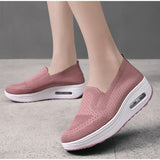 Niulatu Women's Flat Platform Shoes Breathable Vulcanized Woman Slip On Casual Fashion Ladies Walking Female Summer 2025 Hot New DJSE