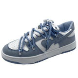 Niulatu Women¡¯s Sneakers Haze Blue Love Breathable Students Casual Sports Shoes Women Couple Borads Shoes Men Outdoor Sneakers DJSE