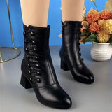 Niulatu High Boots Women 2025 New Winter High Heels Shoes Women Fashion Sexy Warm Ankle Boots Designer Pumps Shoes DJSE