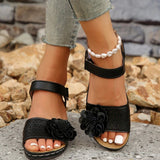 Niulatu Women 2025 New Summer Elegant Breathable Shoes For Women Open Toe Non-Slip Buckle Zapatos De Mujer Footwear Women Sandals DJSE