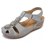 Niulatu Women Shoes Summer Women's Large Non Slip Lightweight Round Head Super Comfortable Slope Heel Comfortable Outdoor Sandals Women DJSE