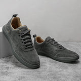 Niulatu Sale Men Shoes fashion Genuine Leather Loafers Breathable Autumn lace up comfortable Casual Shoes Outdoor Men Sneakers shoes DJSE