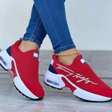 Niulatu Women Fashion Vulcanized Sneakers Platform Solid Color Flats Ladies Shoes Casual Breathable Wedges Ladies Walking Sneakers DJSE