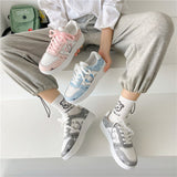 Niulatu Sneakers Women Platform Korean Kawaii Cartoon 2025 Spring New Student Skate Sports Shoes Casual Vulcanize Basket Tennis DJSE