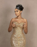 Niulatu Sheath Sweetheart Gold Sequin Formal Tight Homecoming Dress Middle School Short 18th Birthday Outfits Graduation Dress Hoco Dresses HZ1214