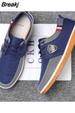 Niulatu Men's Canvas Shoes Lightweight Sports Shoes Casual Mesh Breathable Vulcanized Shoes Classic Fashion Lace Up Work Shoes 2025 DJSE