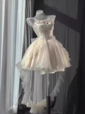 Niulatu Ball Gown Sweetheart Ivory Short Birthday Dresses Birthday Outfits SD464