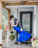 Niulatu Royal Blue Mermaid Prom Dress Royal Blue Evening Dress HZ1007