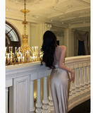 Sexy Mermaid Spaghetti Straps Champagne 18th Birthday Dress Party Gown Birthday Outfits Birthday Dress Ideas For Women HZ1214