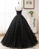 Niulatu Tulle Satin Sweetheart Neck Long Prom Dress, Evening Dress HZ0113