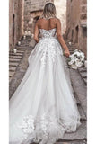 Niulatu Appliques Tulle Ball Gown Wedding Dress HZ0113