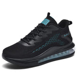 Niulatu Mens Professional Air Cushion Mesh Breathable Running Shoes Fashion Men Outdoor Sports Athletic Walking Shoes Sneakers DJSE