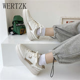 Niulatu Women Sneakers PU Leather Shoes 2025 Spring New Casual Platform Sneakers Women's Comfortable Vulcanize Shoes Female DJSE