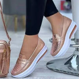Niulatu Women Shoes Slip On Platform Shoes For Casual Women Sneakers Summer Sports Sneaker Chaussure Femme Soft Vulcanized Shoes Loafers DJSE