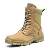 Niulatu Footwear Military Tactical Mens Boots Special Force Leather Desert Boots Combat Ankle Boot Army Men's Shoes Plus size DJSE