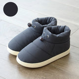 Niulatu Boots Cotton Fabric Warm Shoes for 2025 Winter Female Non-slip Down Thick Bottom Warm Shoes Comfort Soft Down Ankle DJSE