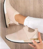 Niulatu Shoes 2025 Fashion Breathable Flat Casual Sports Light Wedge Platform Sneakers Shoes Woman loafers Zapatillas Mujer DJSE
