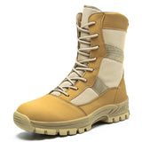 Niulatu Footwear Military Tactical Mens Boots Special Force Leather Desert Boots Combat Ankle Boot Army Men's Shoes Plus size DJSE
