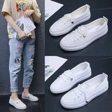 Niulatu 2025 new women's shoes spring popular summer all-match casual soft leather shallow mouth explosion flat shoes DJSE