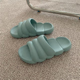 Niulatu Cute Sofa Slides Slippers Women Thick Sole Soft Indoor Slippers Anti-slip Women Sandals Summer Platform Bathroom Shoes DJSE