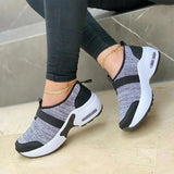 Niulatu Women's Shoes 2025 Zapatillas Mujer Fashion Mesh Casual Shoes Platform Wedge Sneakers Plus Size Flat Sports Zapatillas Sneakers DJSE