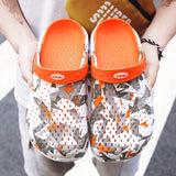 Niulatu womens sandals 2025 Summer Sandals Hollow Out Breathable Beach Slippers Flip Flops EVA Men and Women Couple's Porous Shoes DJSE