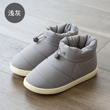 Niulatu Boots Cotton Fabric Warm Shoes for 2025 Winter Female Non-slip Down Thick Bottom Warm Shoes Comfort Soft Down Ankle DJSE