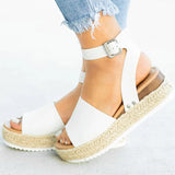 Niulatu Women Sandals Plus Size Wedges Shoes For Women High Heels Sandals Summer Shoes 2025 Flip Flops Chaussures Femme Platform Sandals DJSE