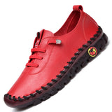 Niulatu Loafers Woman Spring Autumn Orthopedic Sneakers Mom Cozy Oxford Leather Moccasins Ladies Flat Shoes DJSE