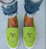 Niulatu anime flat shoes women 2025 new round toe shallow canvas shoes plus size women shoes casual sneakers zapatos para mujer DJSE