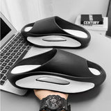 Niulatu Men Casual Beach Slippers 2025 Summer New Luxury Soft EVA Hollow Unisex Sport Sandals Women Platform Slides Shoes Zapatos Hombre DJSE