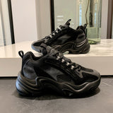 Niulatu Women Platform Chunky Sneakers Designers Fashion Brand Casual Shoes Woman Tennis Basket Female Summer Vulcanized Shoes 2025 DJSE