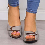 Niulatu Retro Wedges Summer Wedge Sandals Female Casual Sewing Women's Shoes Comfortable Ladies Sandalias Plus Size 2025 DJSE