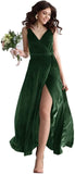 Niulatu V Neck Bridesmaid Dress Long Women's Prom Formal Party Gown with HZ1007