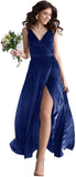 Niulatu V Neck Bridesmaid Dress Long Women's Prom Formal Party Gown with HZ1007