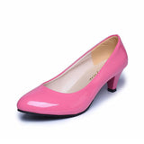 Niulatu Leather Low Heels Shoes Women Professional Shoes Ladies Shallow Mouth Work Shoes Elegant Ladies Office Shoes DJSE