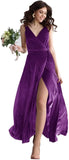 Niulatu V Neck Bridesmaid Dress Long Women's Prom Formal Party Gown with HZ1007