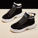 Niulatu Casual Shoes Lace-up Fashion Sneakers Platform Snow Boots Winter Women Boots Warm Plush Women's Shoes Zapatos De Mujer DJSE