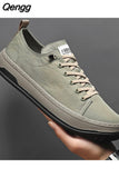 Niulatu Men Shoes Comfortable Breathable Ice Silk Casual Shoes Lightweight Walking Flat Shoes Male Sneakers DJSE