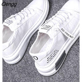 Niulatu Men's Vulcanize Shoes Canvas Male Sneakers Fashion Lace-up Solid Lovers Couple Shoes Rubber Flat Autumn Casual Man Shoess6g DJSE