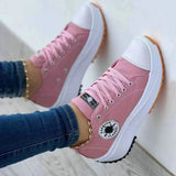Niulatu Women Shoes Couple Canvas Shoe Casual Women Sport Shoes Male Flat Lace-Up Adult Zapatillas Mujer Chaussure Femme DJSE
