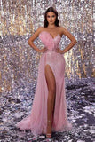 Niulatu Mermaid Evening Dress Long Slit With HZ1007