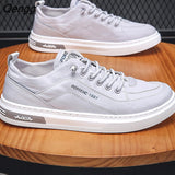 Niulatu Canvas Shoes Simple Breathable Wear-Resistant Flat Men Sneakers Comfortable Street Shoes Alpargatas Hombre DJSE