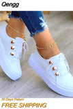 Niulatu 43 Women's PU Leather Platform Sneakers 2025 New Fashion Sport Vulcanized Shoes Woman Lace Up Flats Zapatos De Mujer DJSE