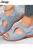 Niulatu Women Wedges Sandals Platform Shoes Summer Outdoor Peep Toe Ladies Female Beach Plus Size Footwear Roman New Sandalias 2025 DJSE