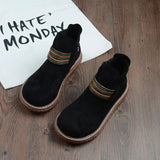 Niulatu Women Boots British Wind Short Boots 2025 New Mori Literary Retro Thick Bottom Women's Ankle Boots Big Head Doll Shoes DJSE
