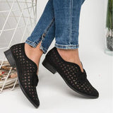 Niulatu New Fashion Bowtie Pointed Toe Women Flats Spring Shoes for Woman Platform Slip on Loafers Leather Drop Shipping 43 DJSE