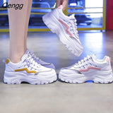 Niulatu Women 2025 Autumn New Fashion Women Sport Shoes Women Casual Shoes Non Slip Platform Sneakers Vulcanized Shoes Zapatos DJSE